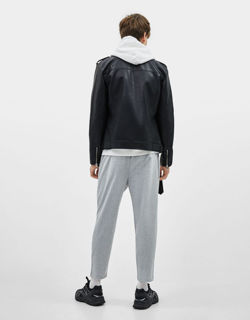 Faux leather biker jacket 3 Faux leather biker jacket