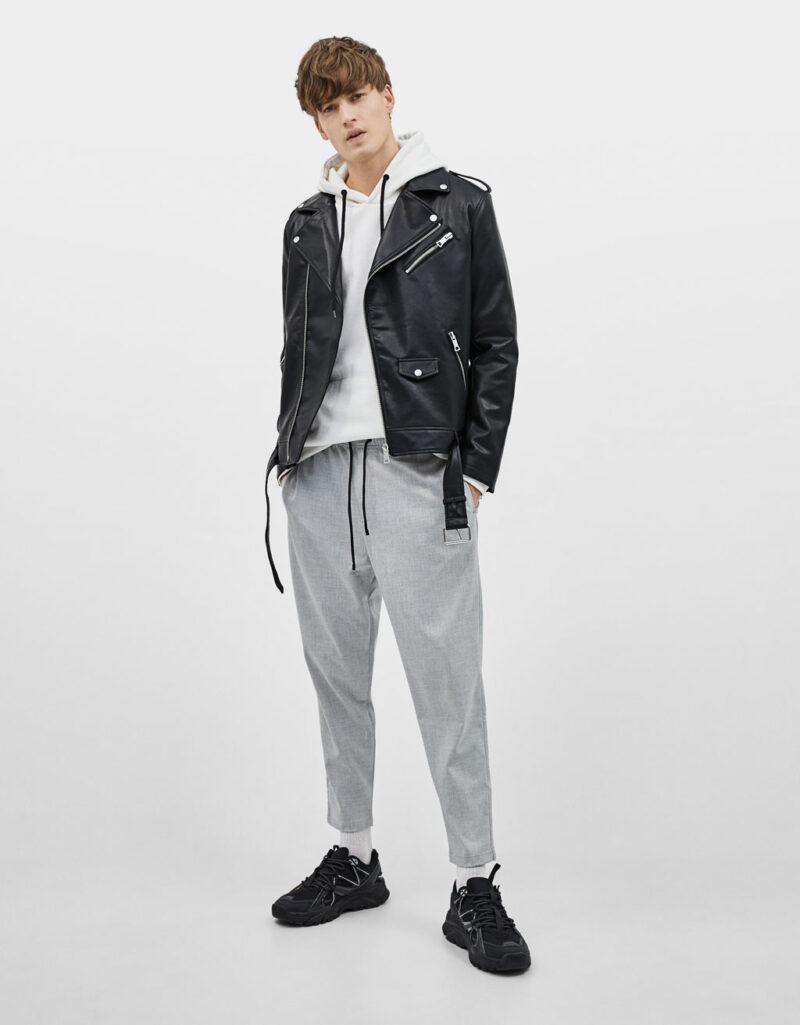 Faux leather biker jacket 4 Faux leather biker jacket