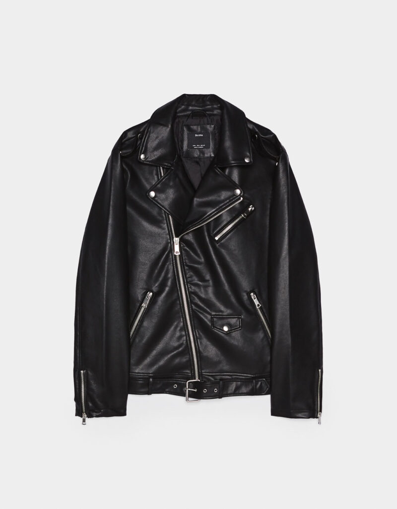 Faux leather biker jacket 5 Faux leather biker jacket