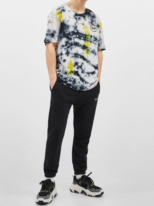 Oversized T-shirt with tie-dye print