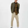 Khaki puffer jacket